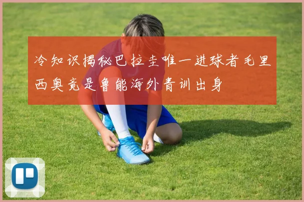 冷知识揭秘巴拉圭唯一进球者毛里西奥竟是鲁能海外青训出身